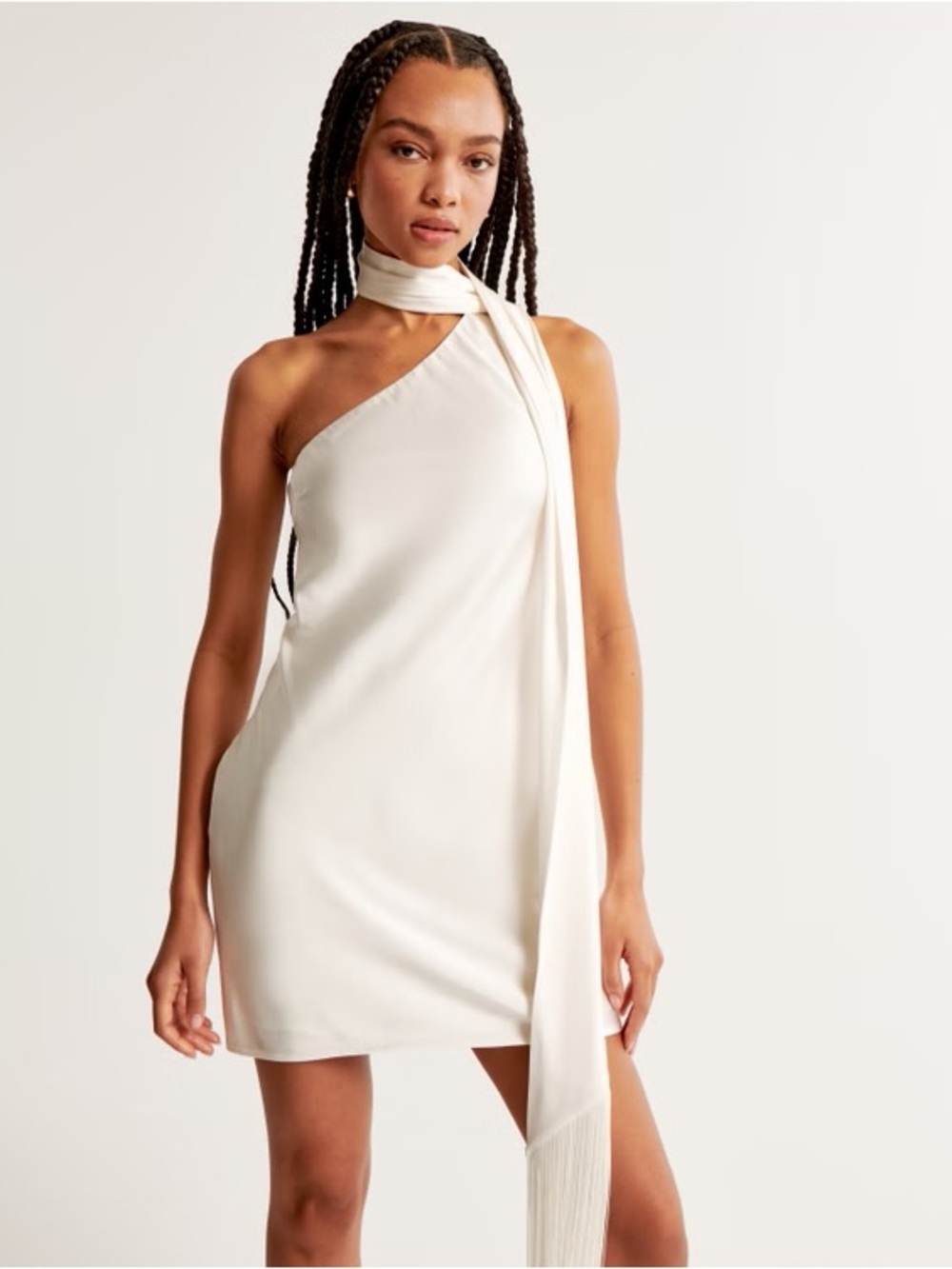 Abercrombie & Fitch Women's
Scarf Slip Mini Dress